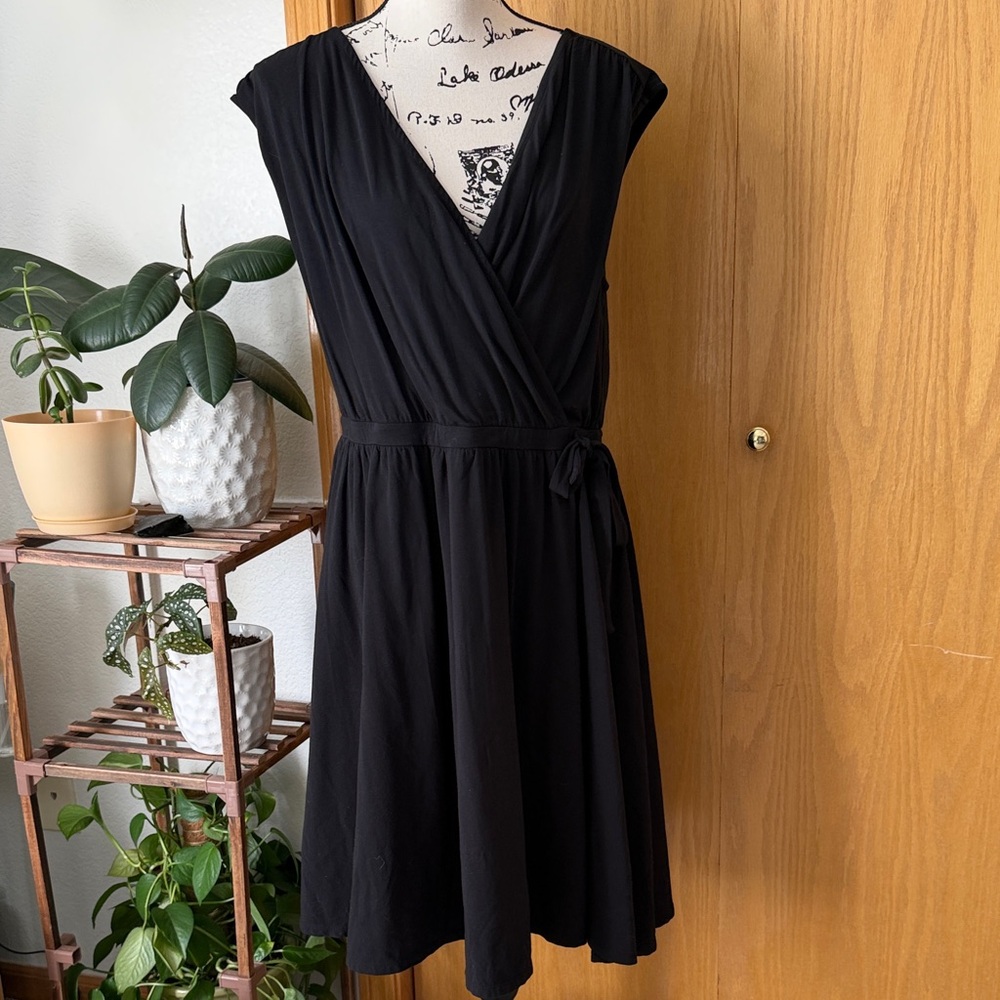 Garnet Hill faux wrap dress